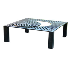 Grill mit Wok-Halter